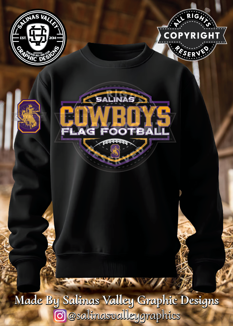 SHS Flag Football Style 1 - Black