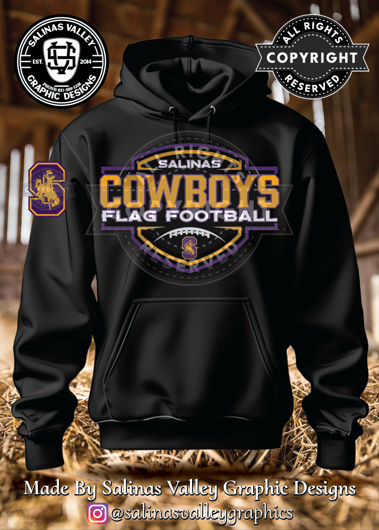 SHS Flag Football Style 1 - Black