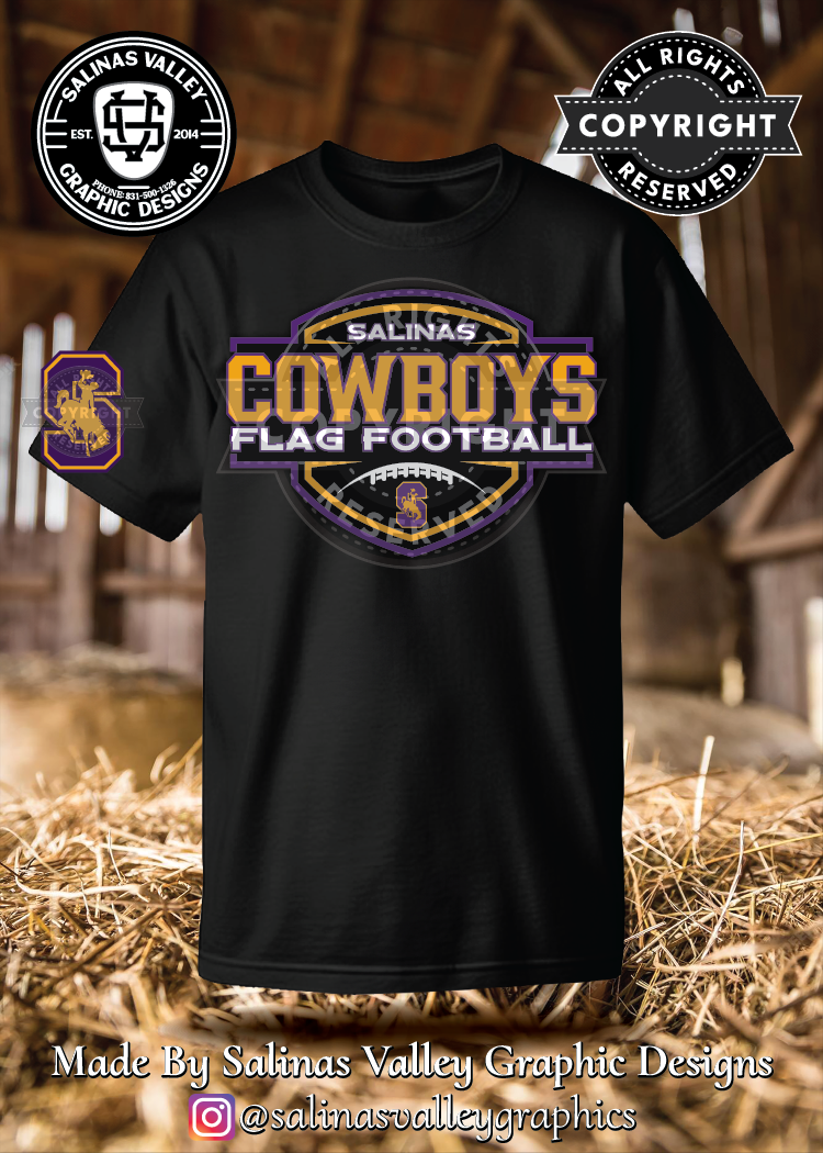 SHS Flag Football Style 1 - Black