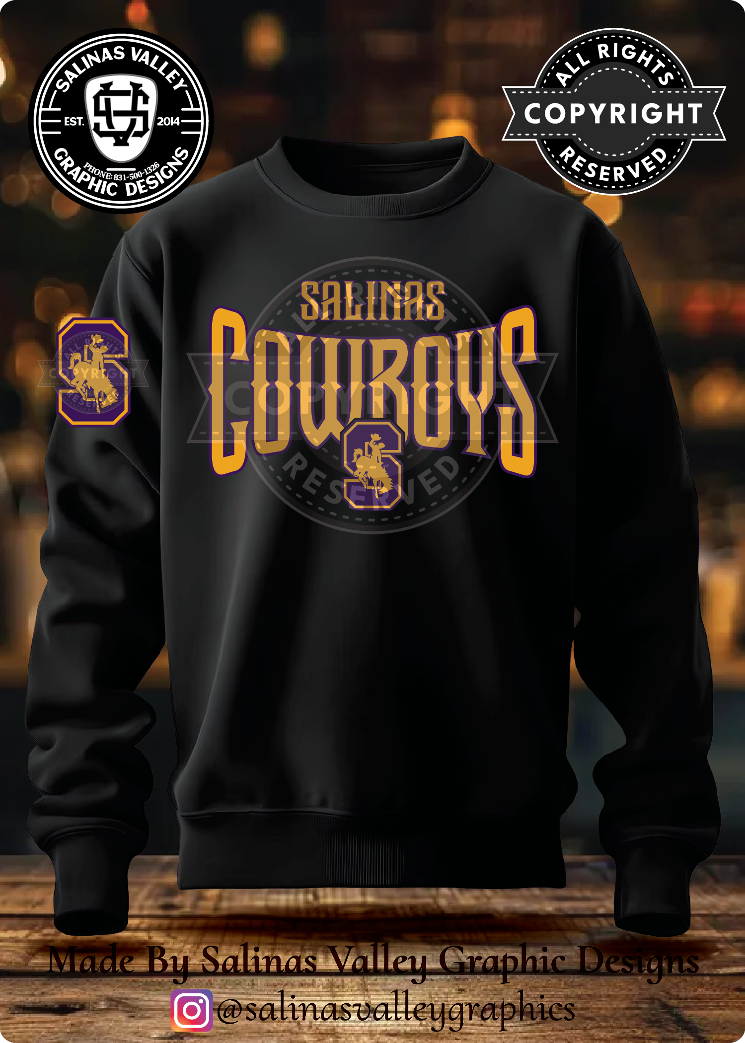 SHS Football Style 11 Black