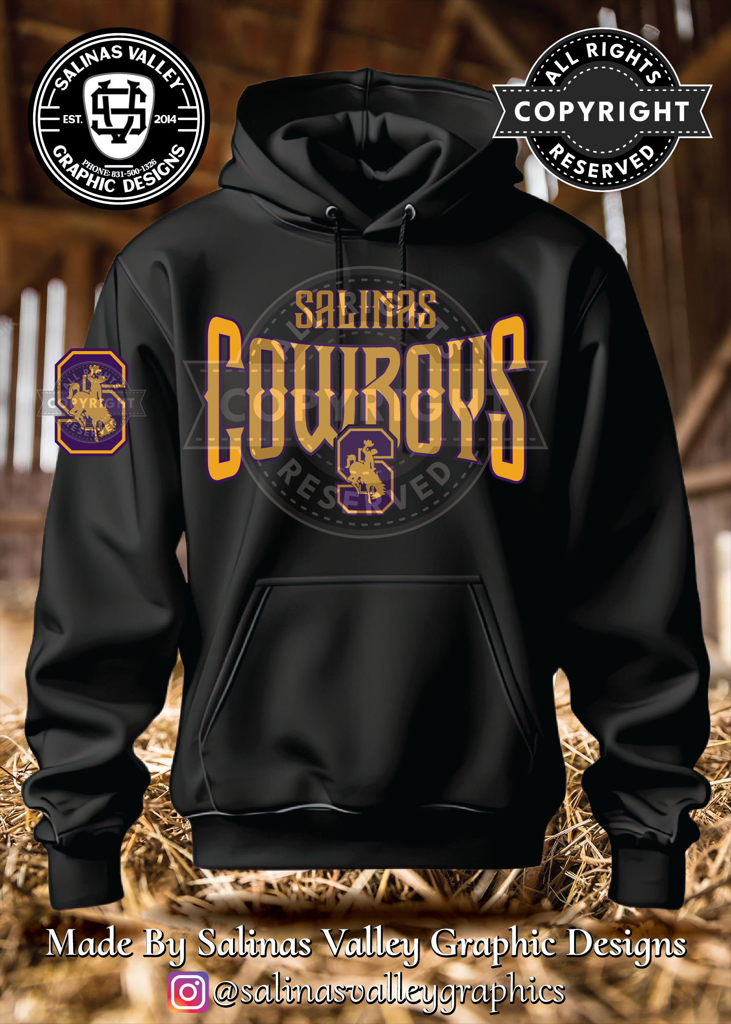 SHS Football Style 11 Black - Glitter