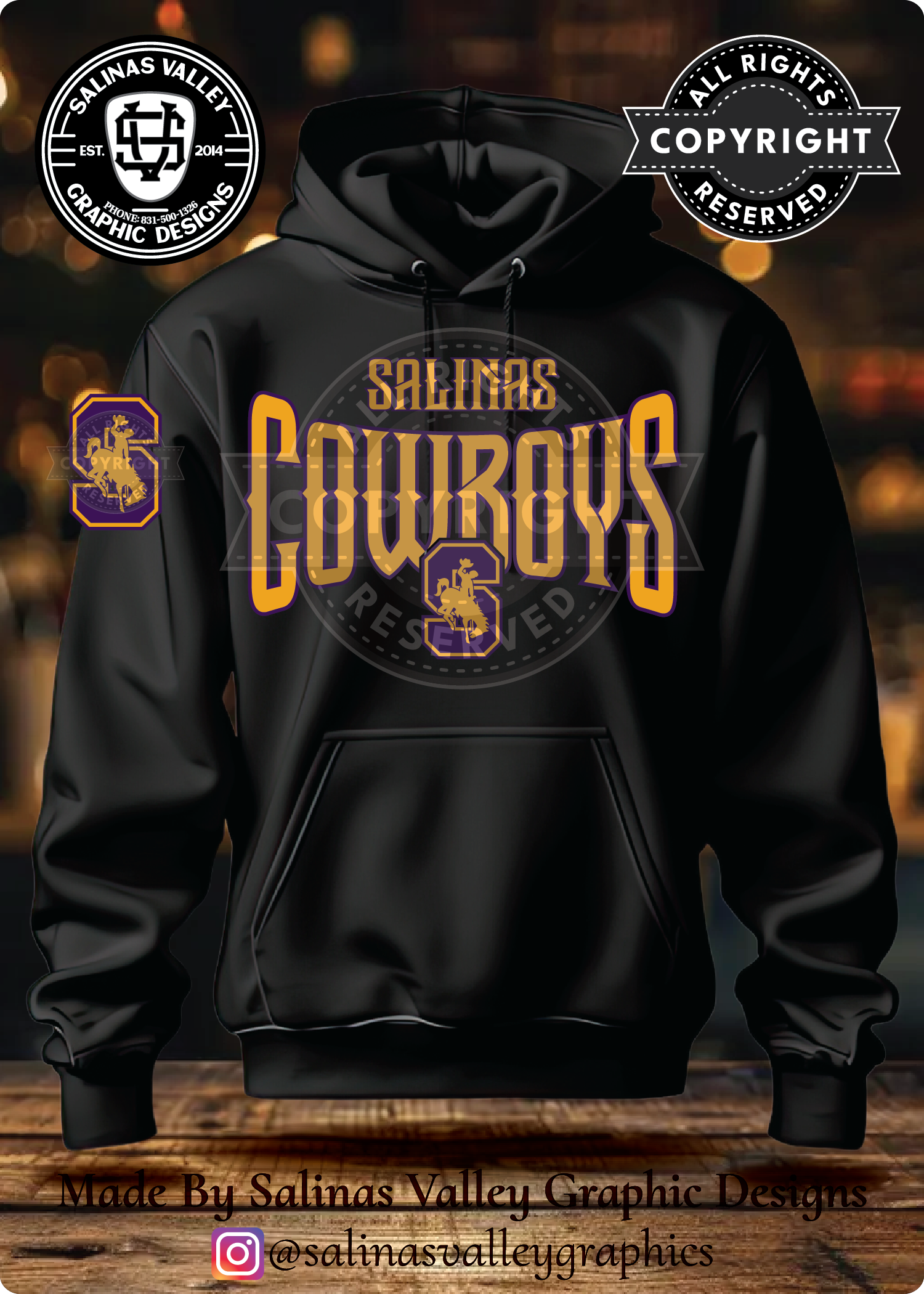 SHS Football Style 11 Black