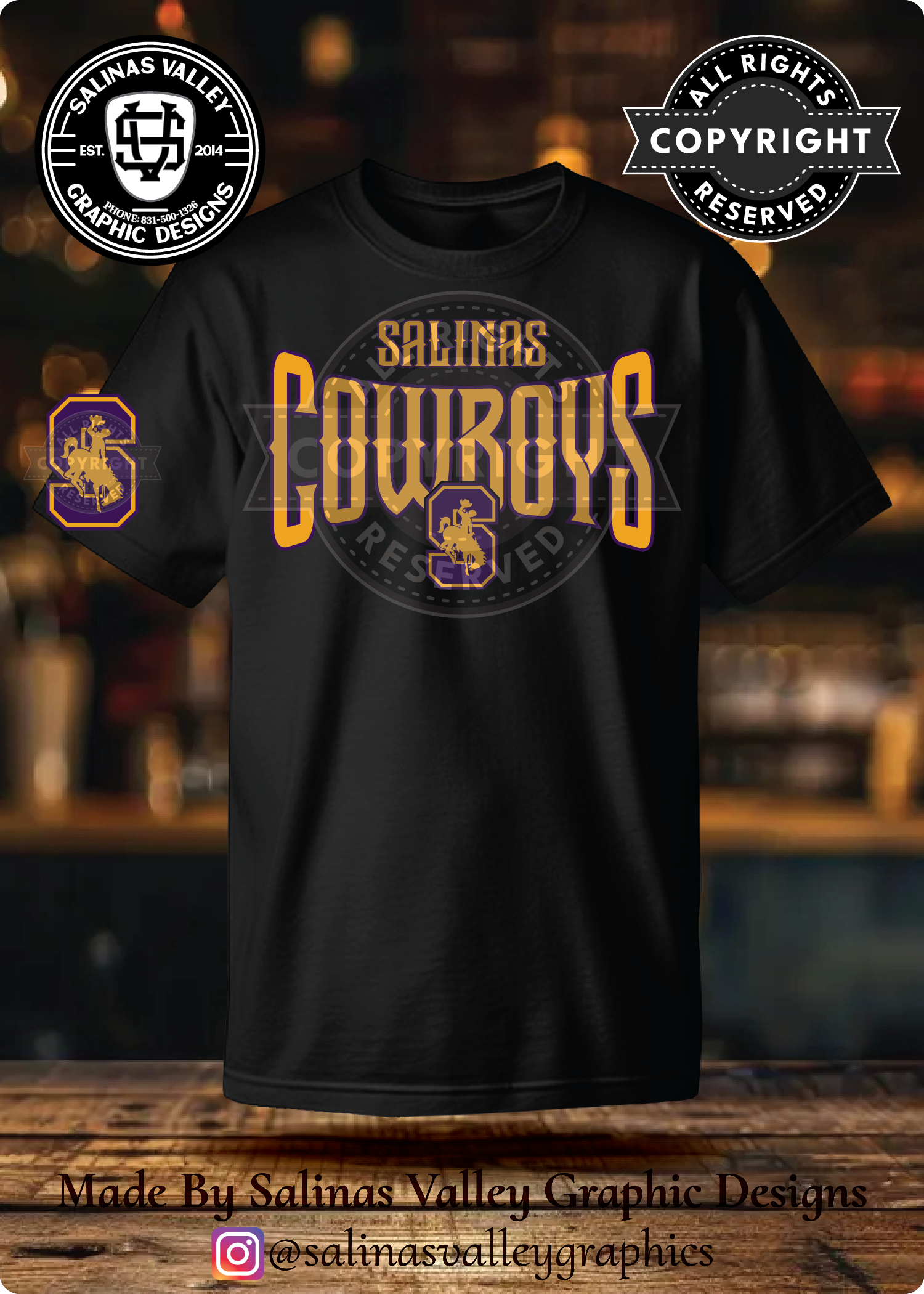 SHS Football Style 11 Black