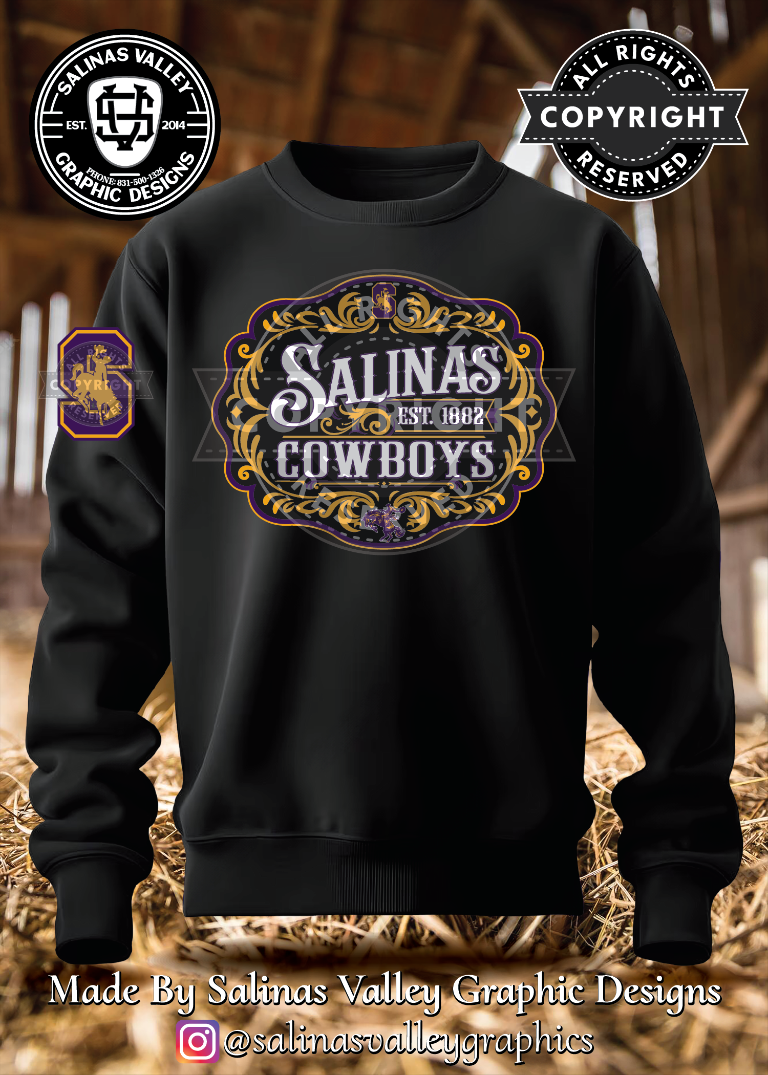 SHS Football Belt Buckle Black - Glitter
