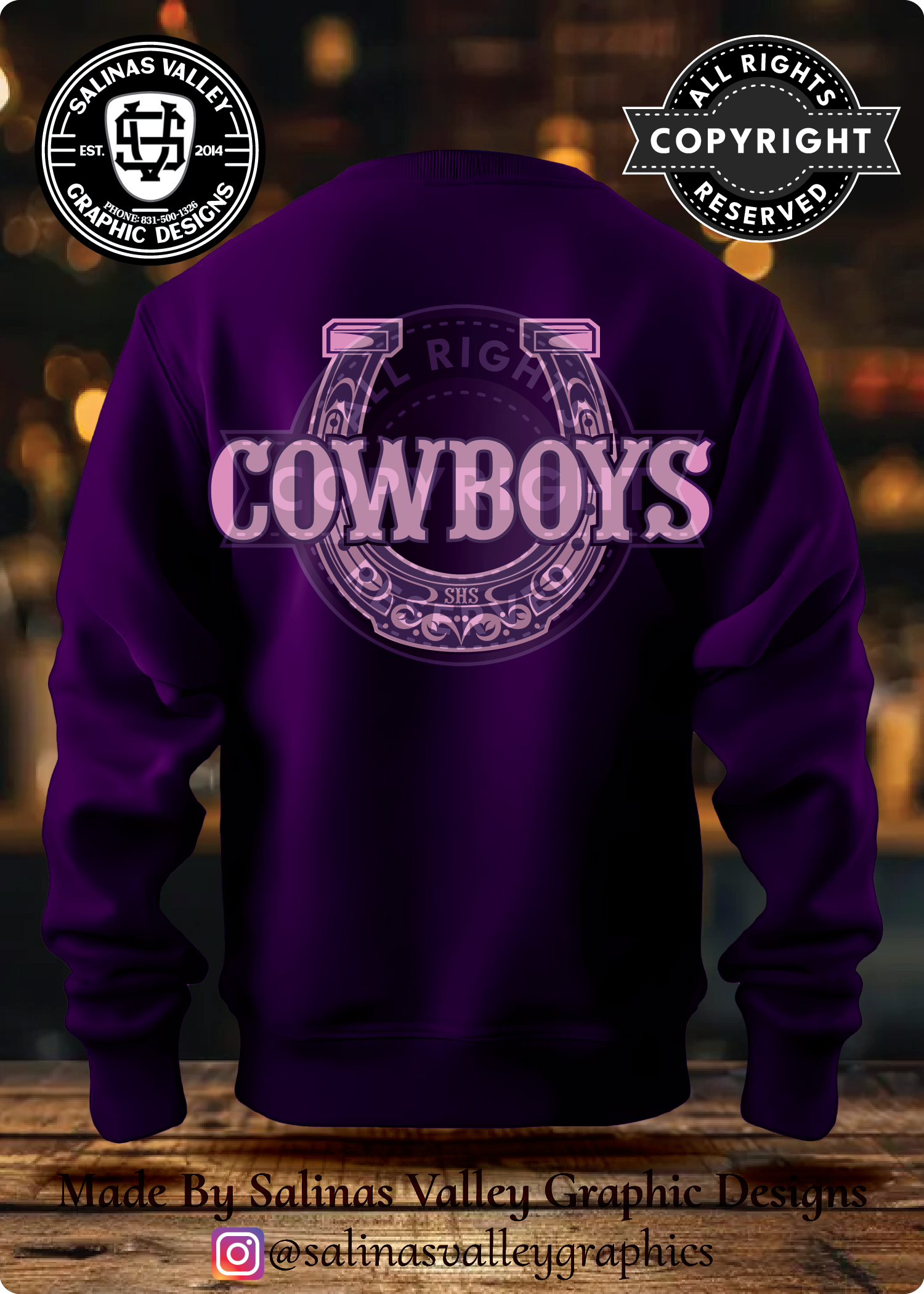 SHS Football PINK OUT NIGHT - Purple