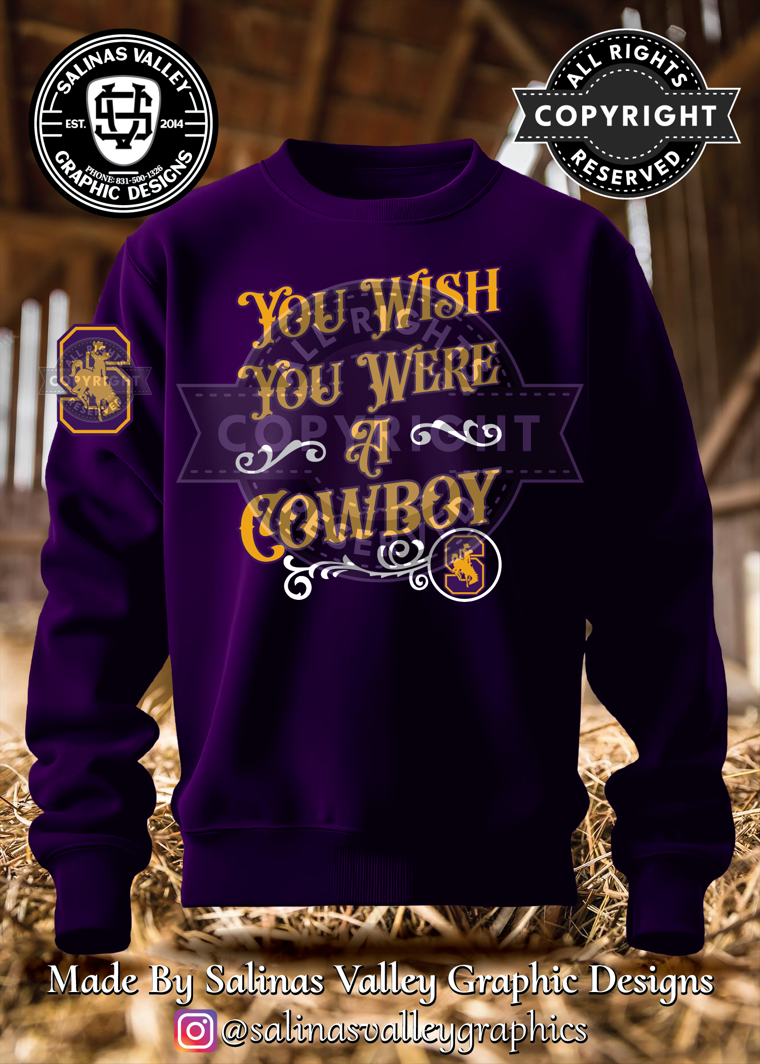 SHS Football Style 17 Purple - Glitter