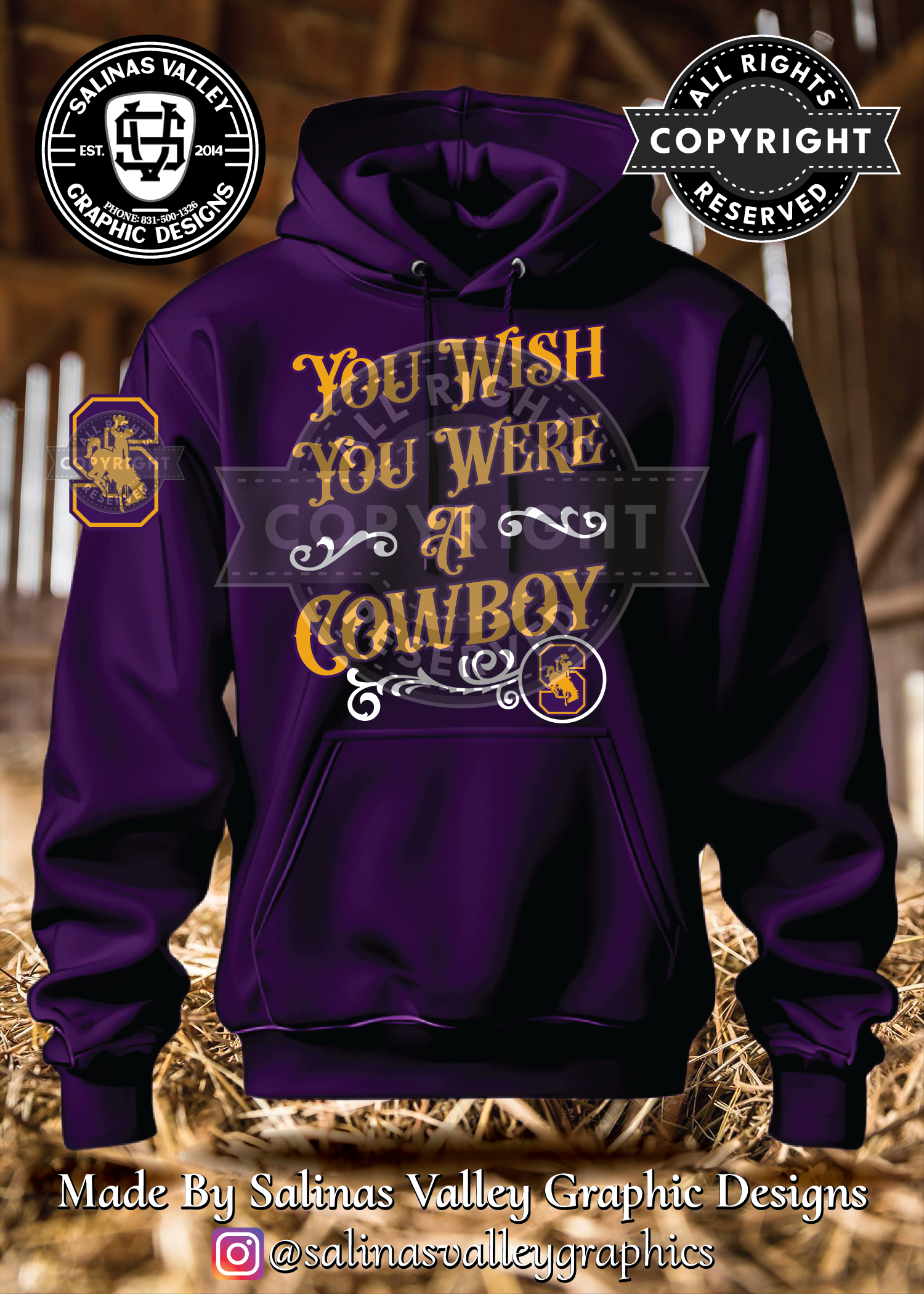 SHS Football Style 17 Purple - Glitter