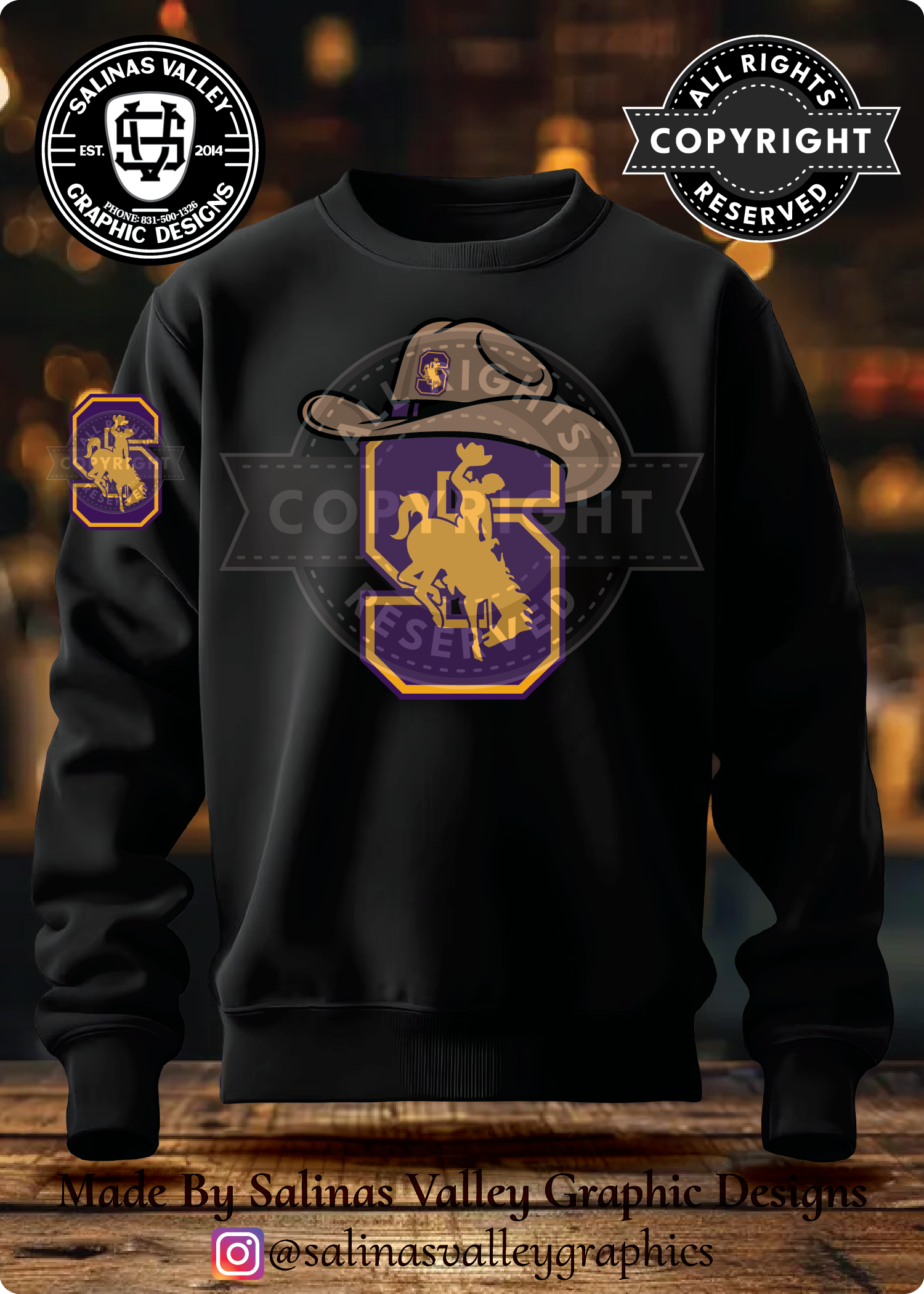SHS Football Style 19 Black
