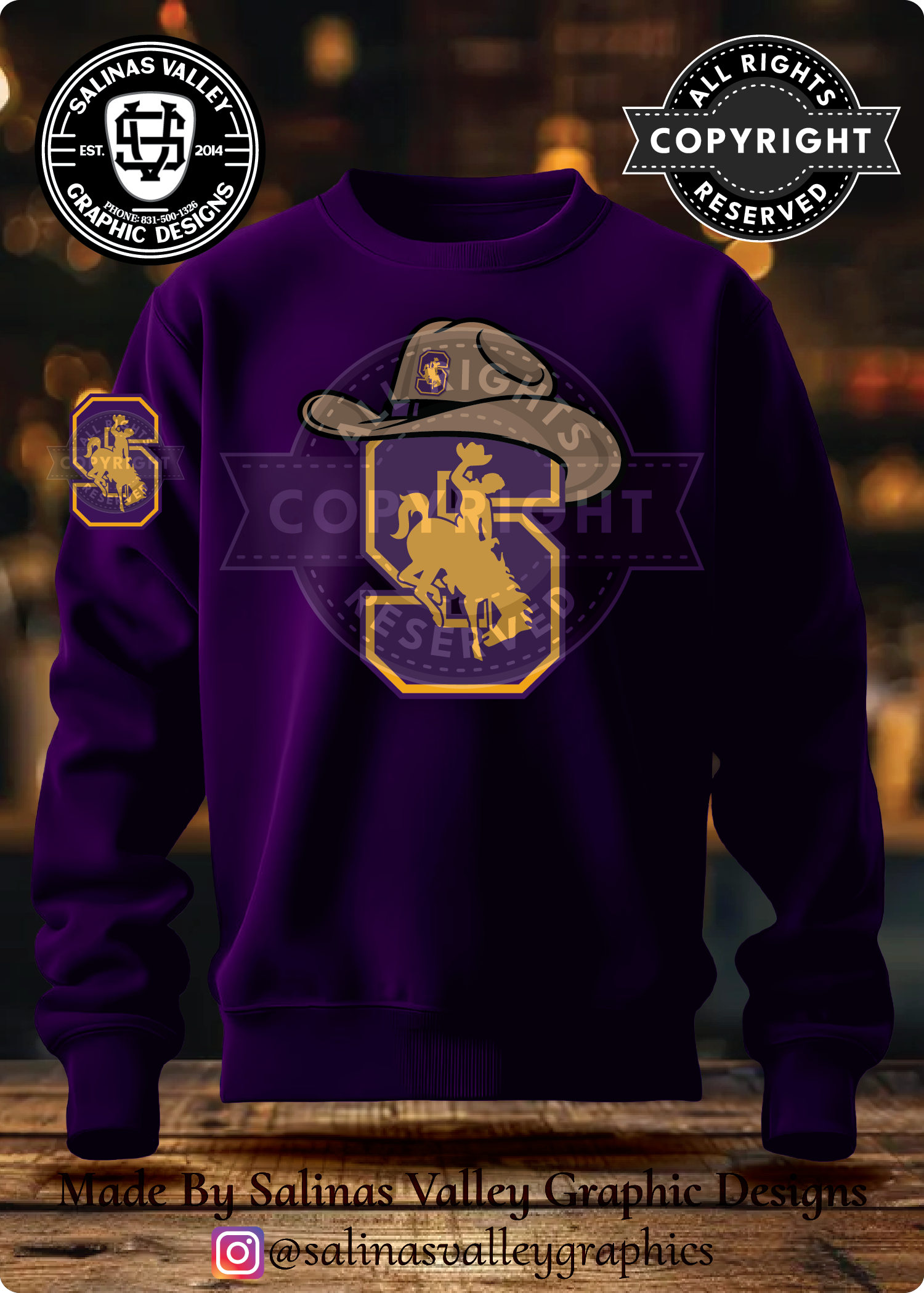 SHS Football Style 19 Purple