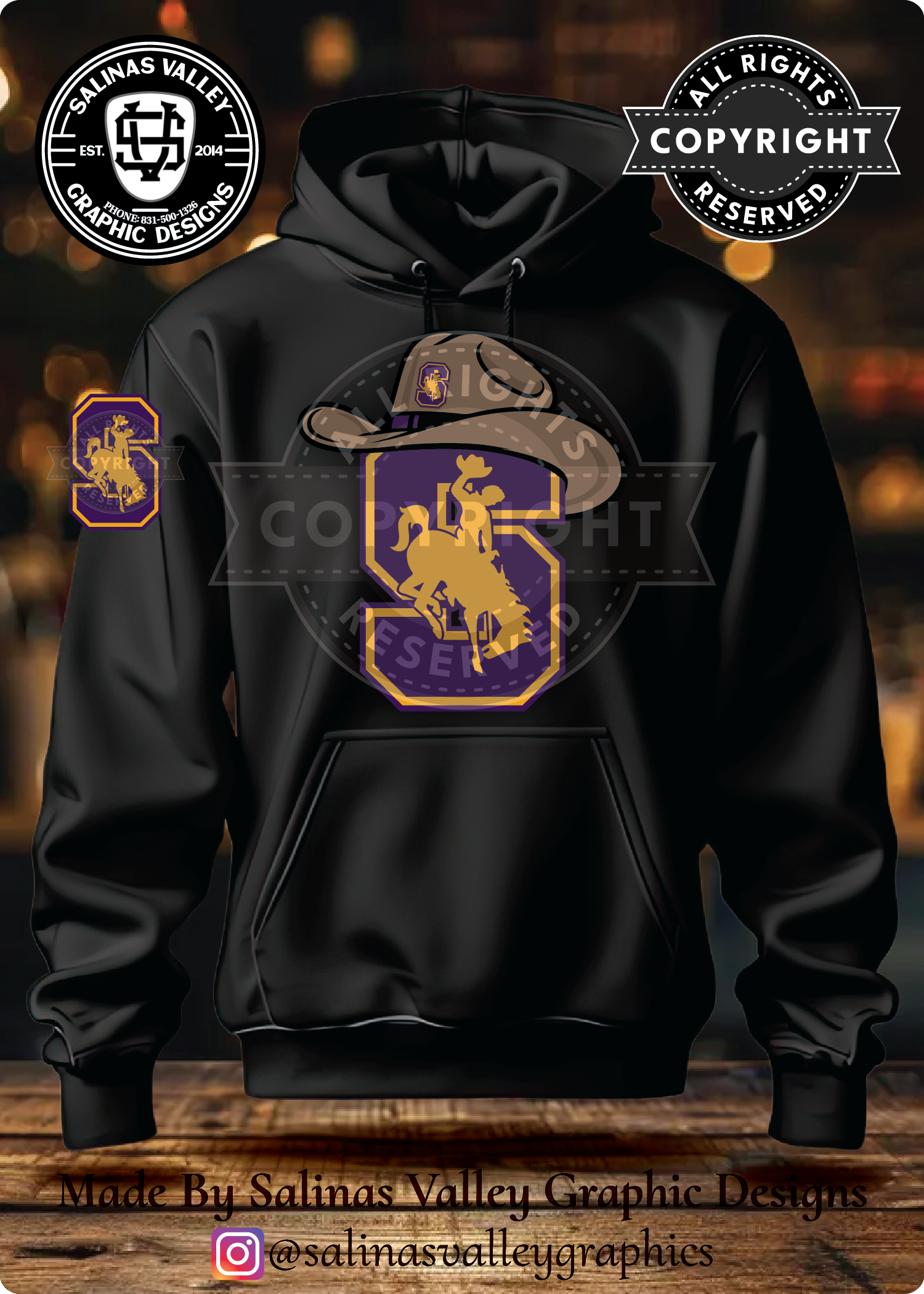 SHS Football Style 19 Black