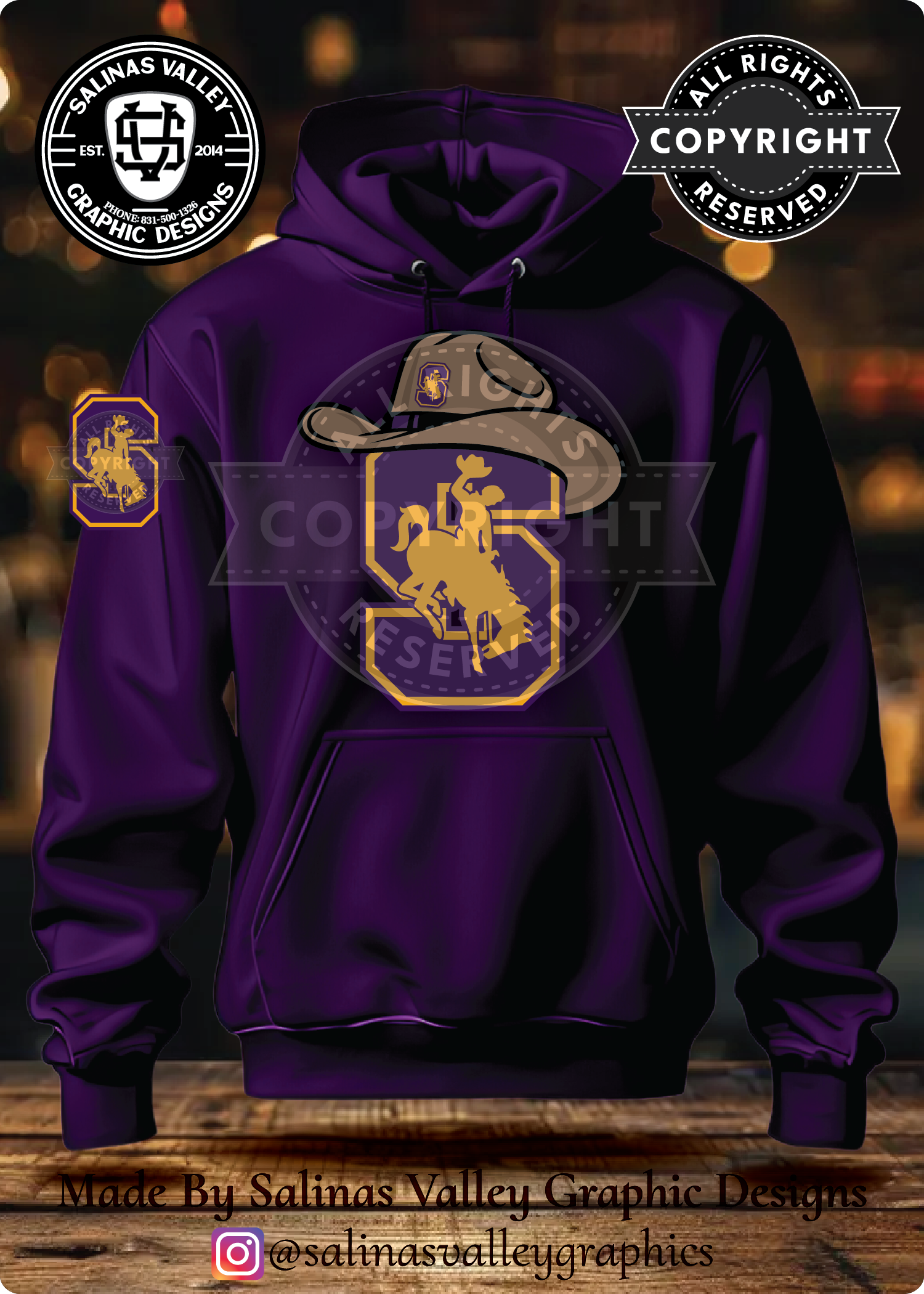SHS Football Style 19 Purple