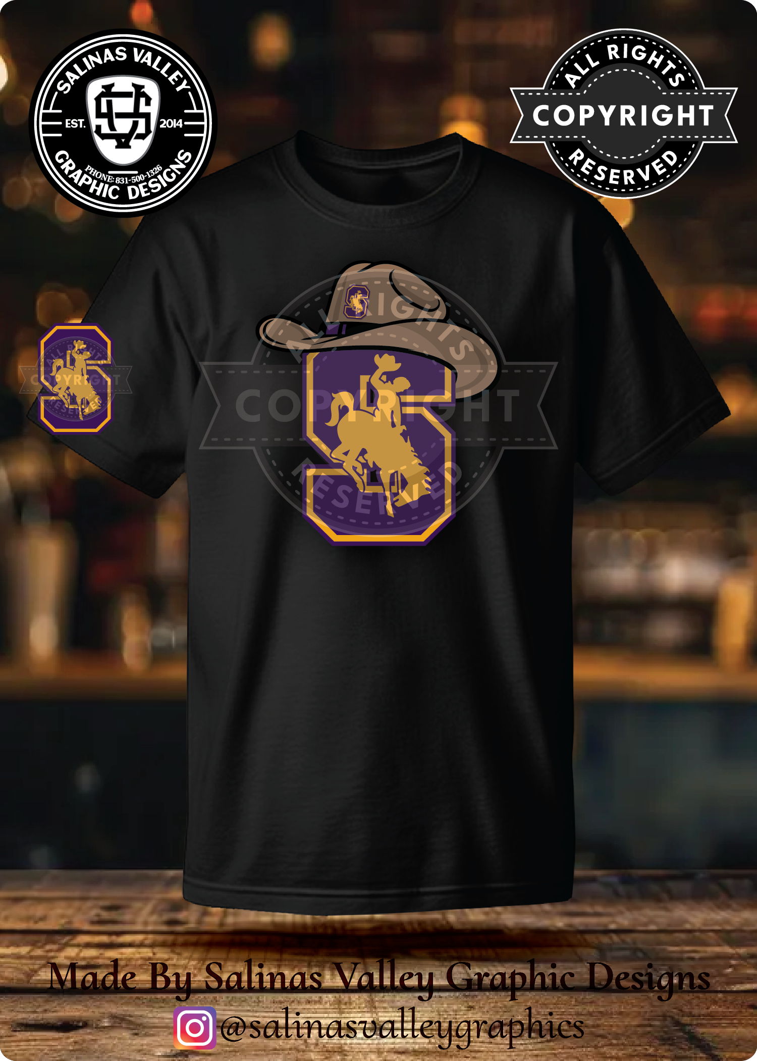SHS Football Style 19 Black