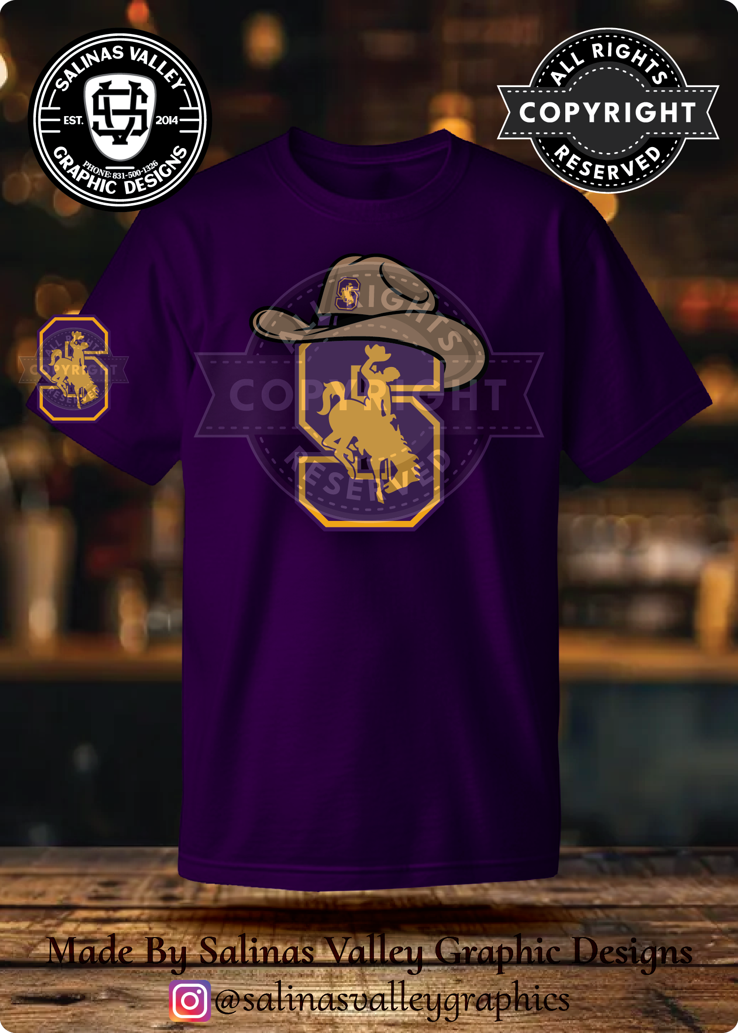 SHS Football Style 19 Purple