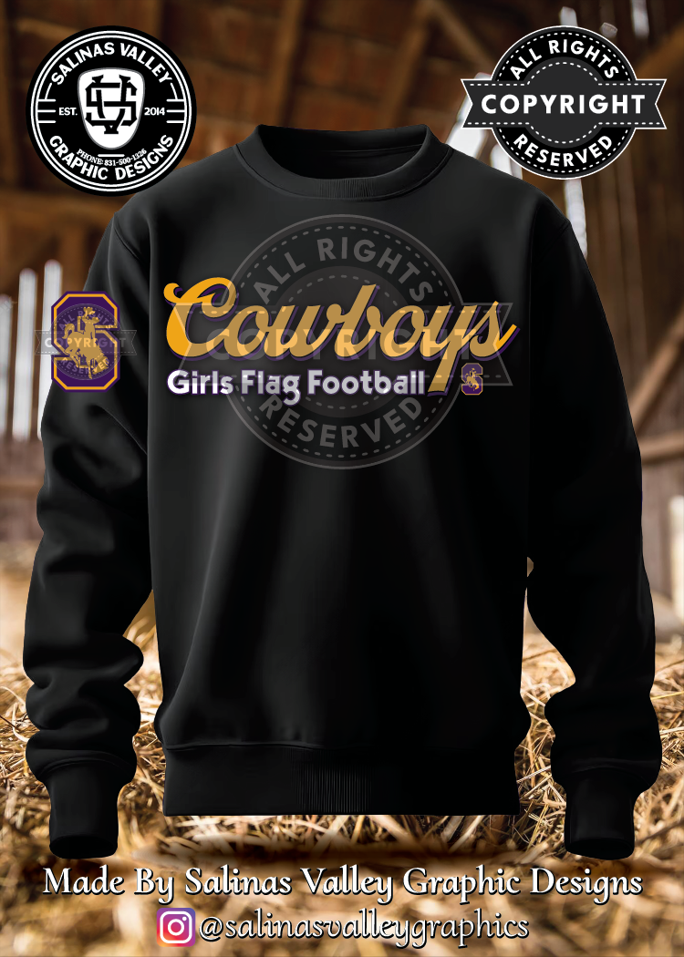 SHS Flag Football Style 2 - Black