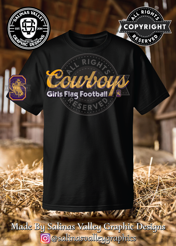 SHS Flag Football Style 2 - Black