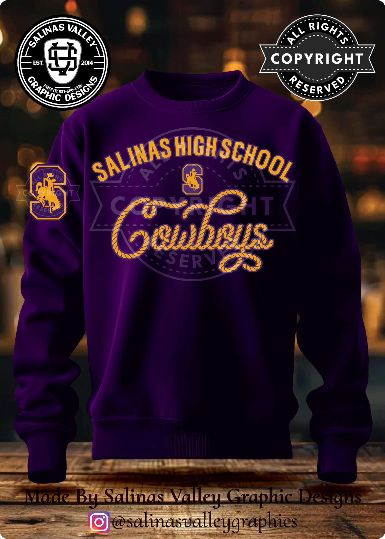 SHS Football Style 29 Purple