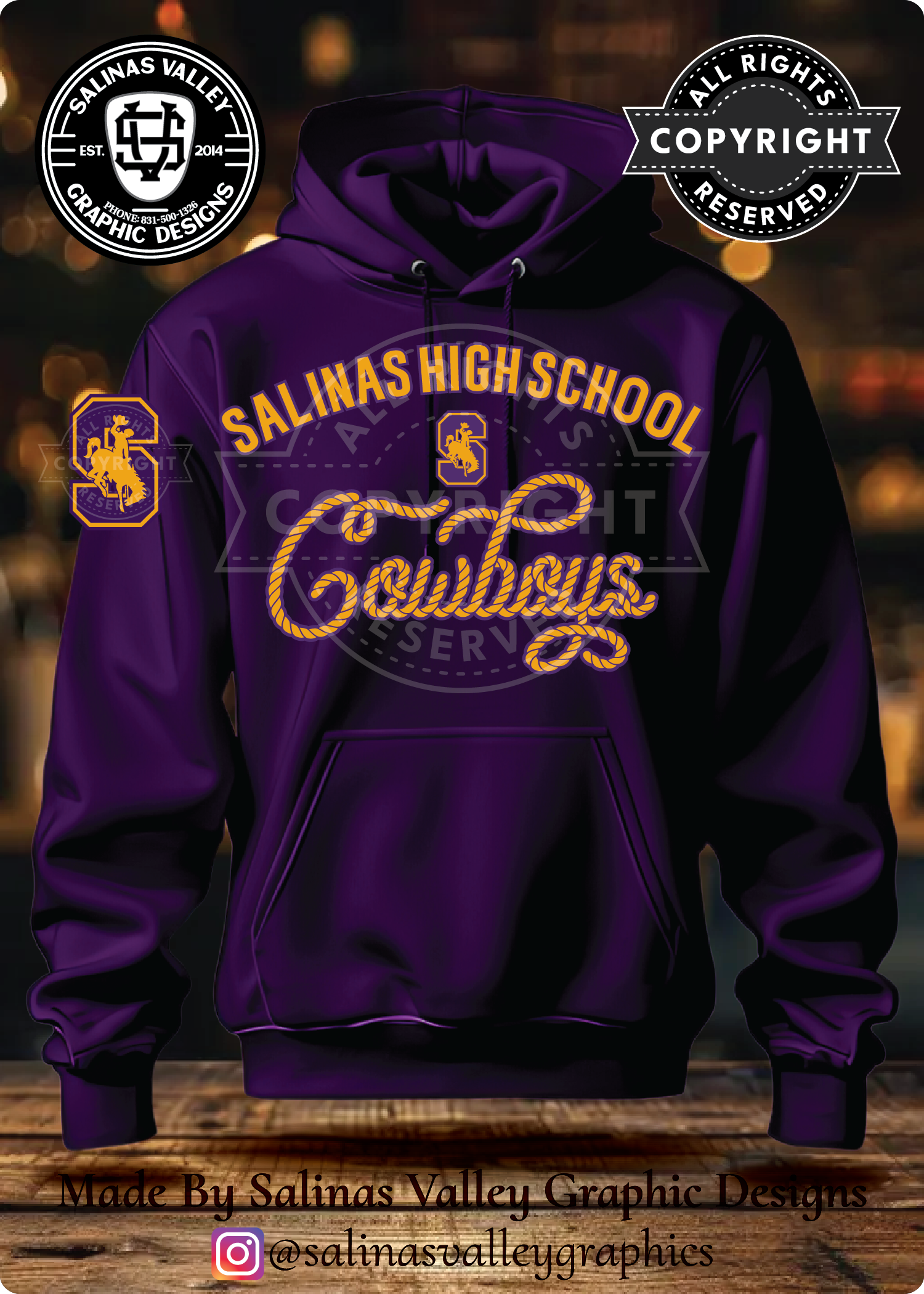 SHS Football Style 29 Purple
