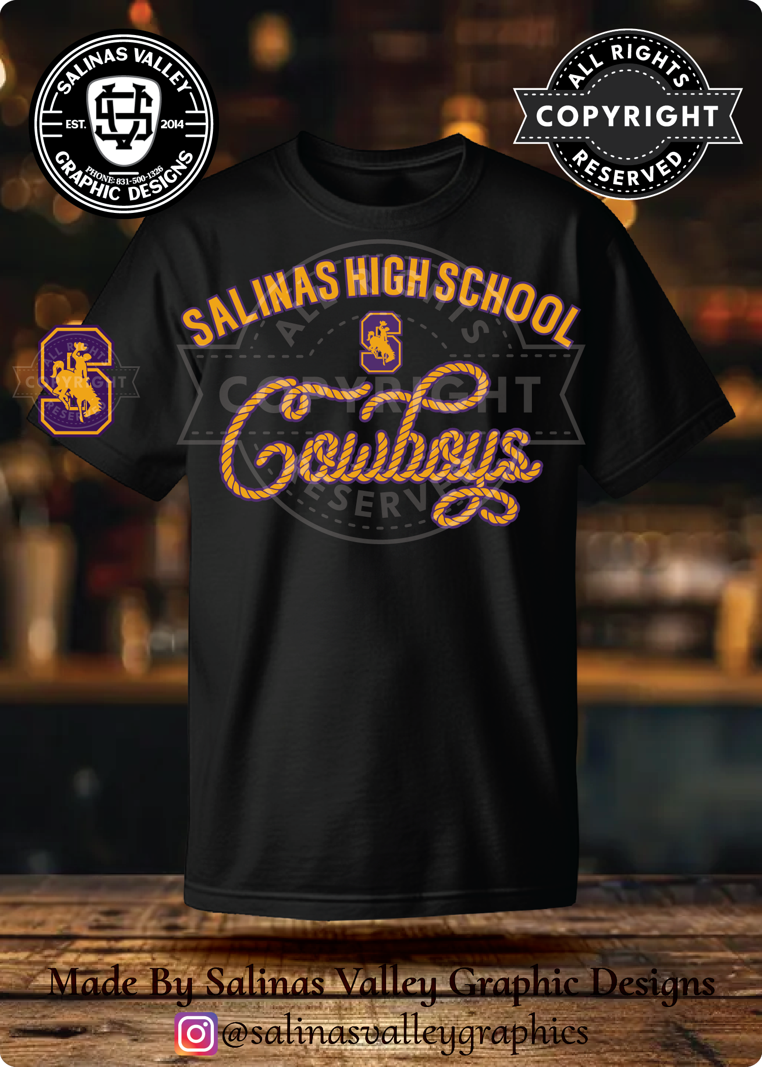 SHS Football Style 29 Black