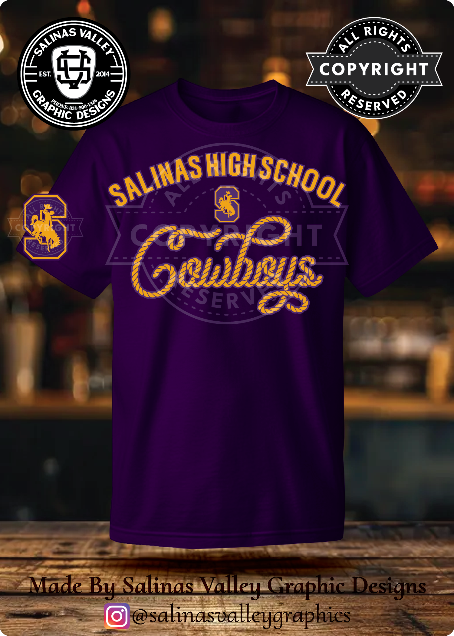 SHS Football Style 29 Purple