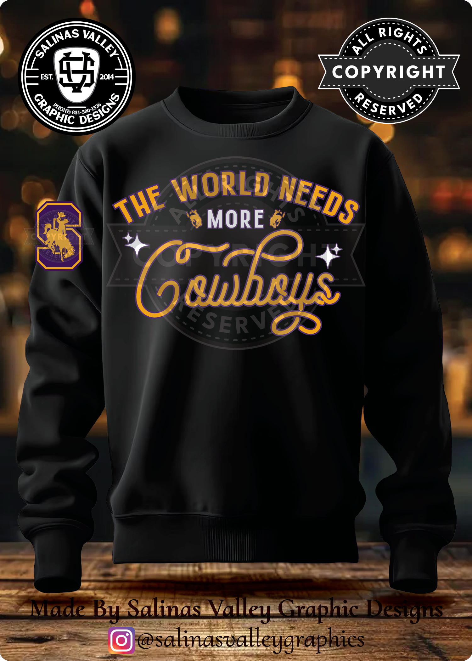 SHS Football Style 29 Black