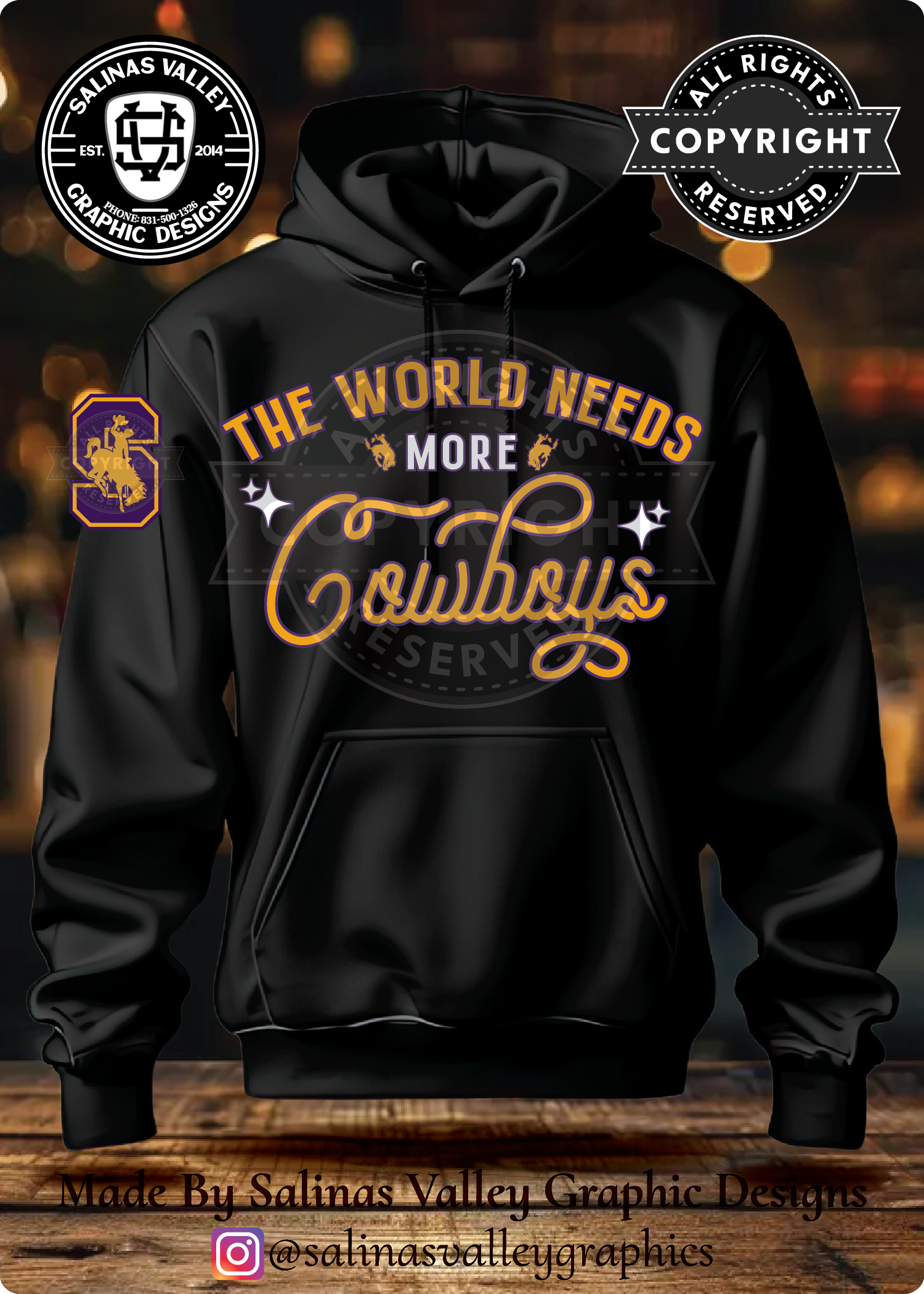 SHS Football Style 29 Black
