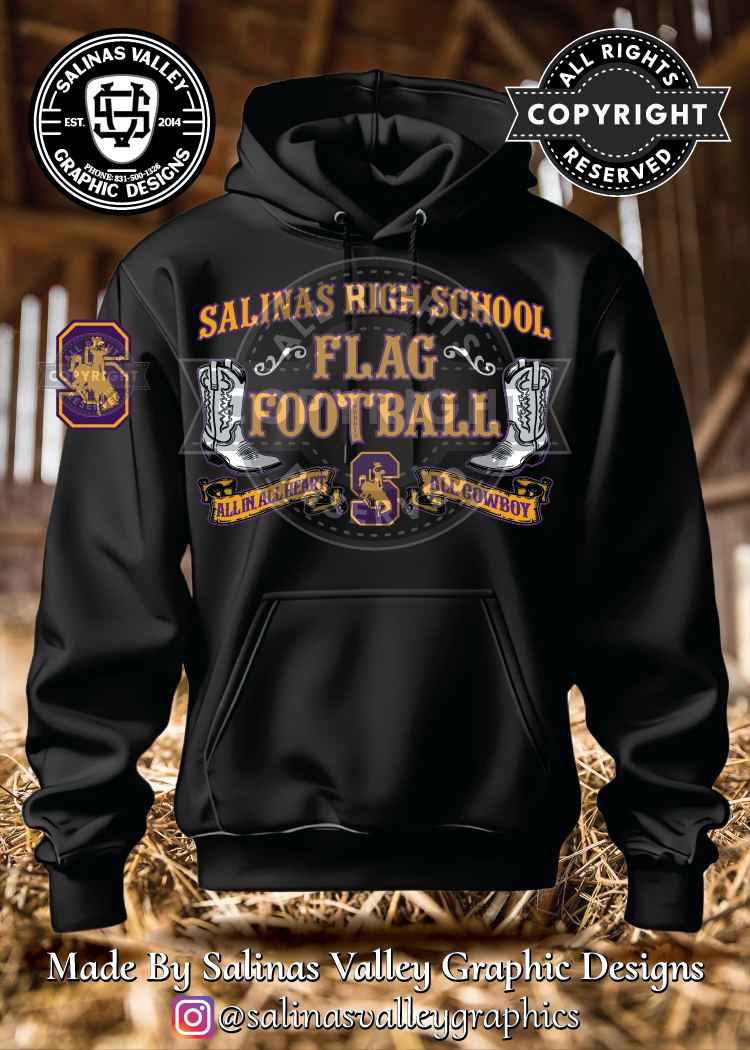 SHS Flag Football Style 3 - Black
