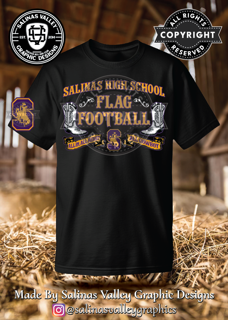 SHS Flag Football Style 3 - Black