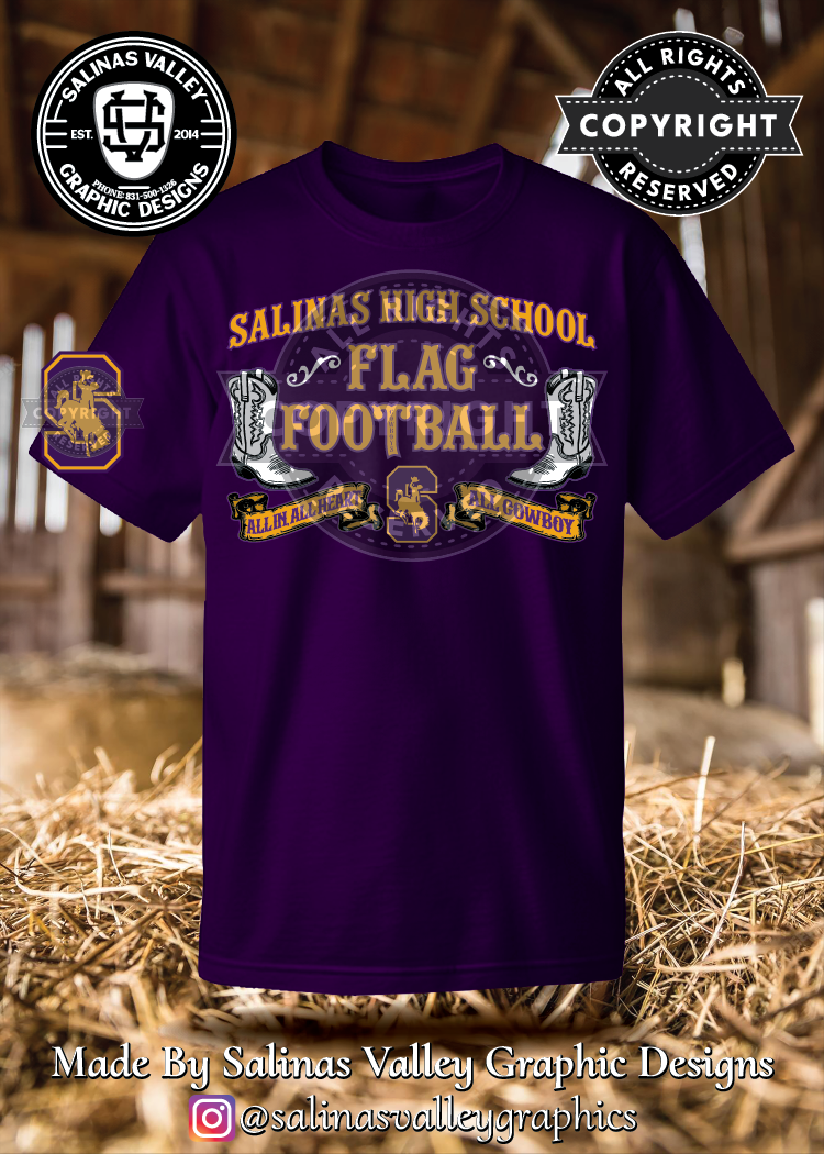 SHS Flag Football Style 3 - Purple