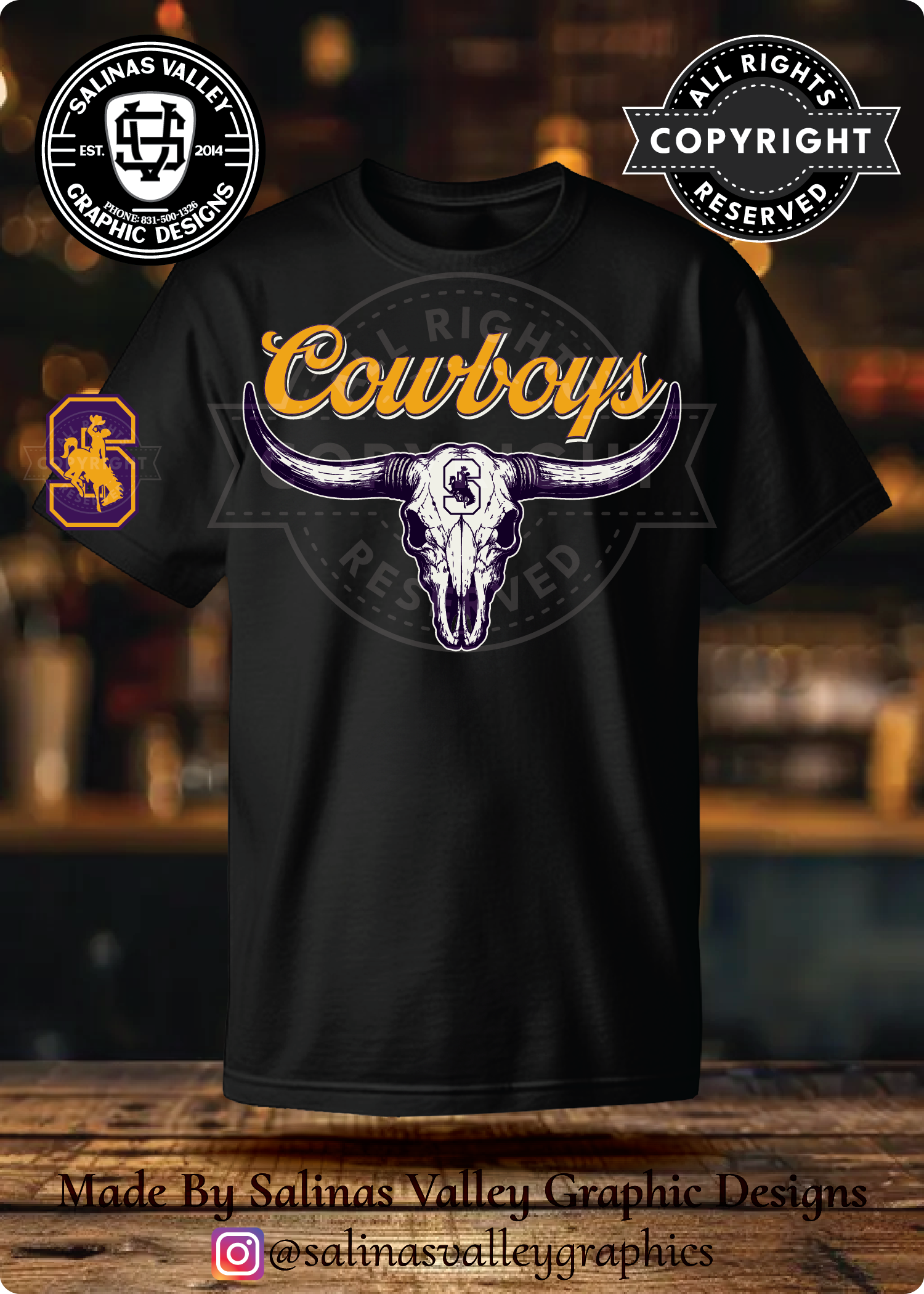SHS Football Style 30 Black