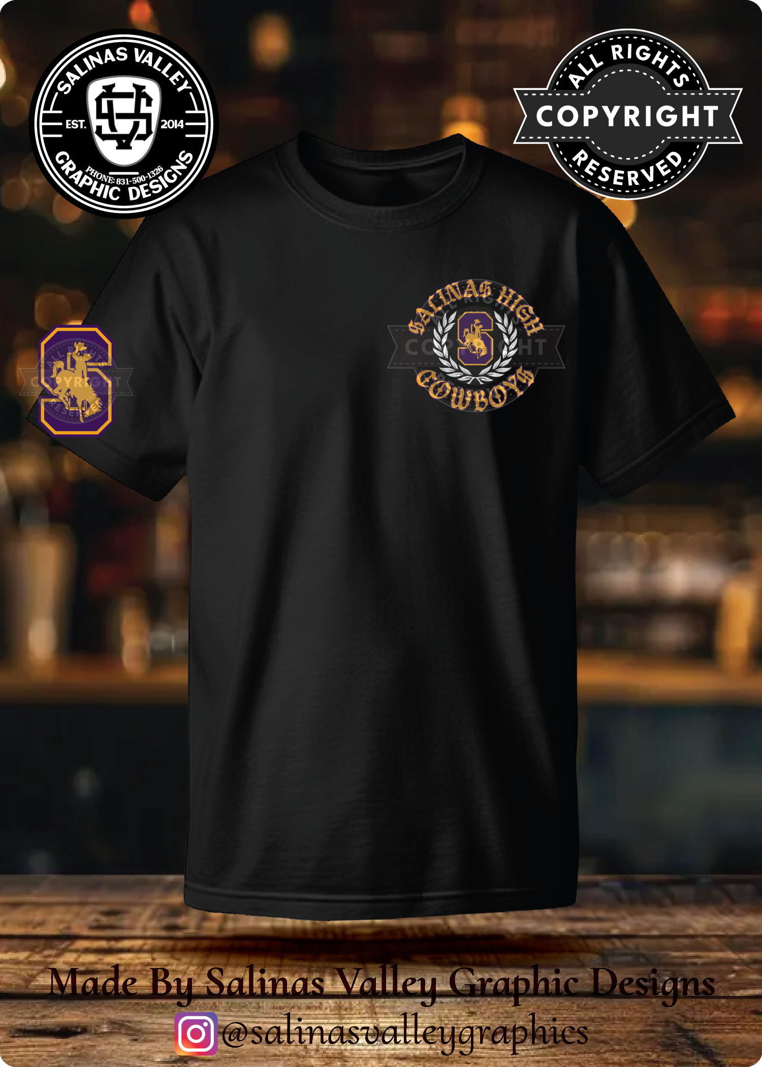 SHS Football Style 4 Black