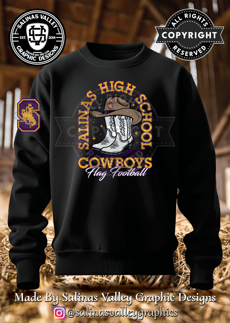 SHS Flag Football Style 4 - Black