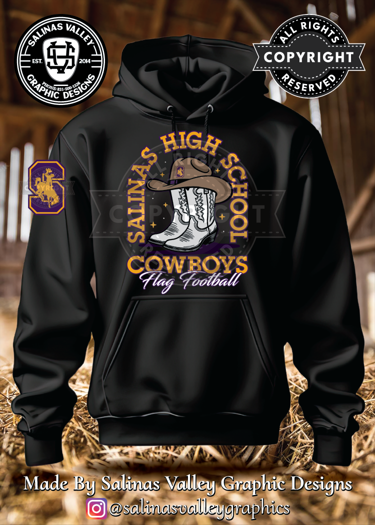 SHS Flag Football Style 4 - Black