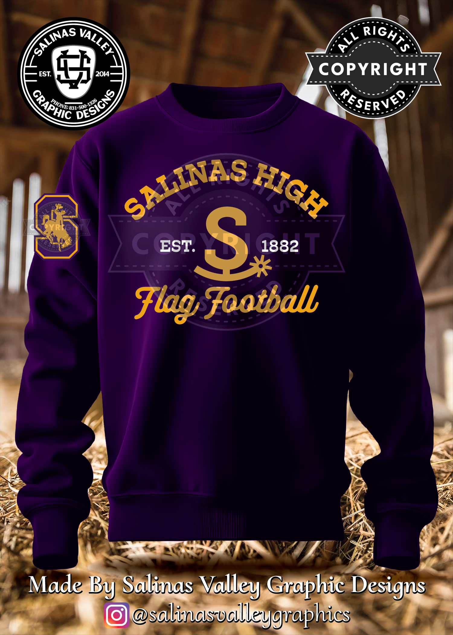 SHS Flag Football Style 5 - Purple