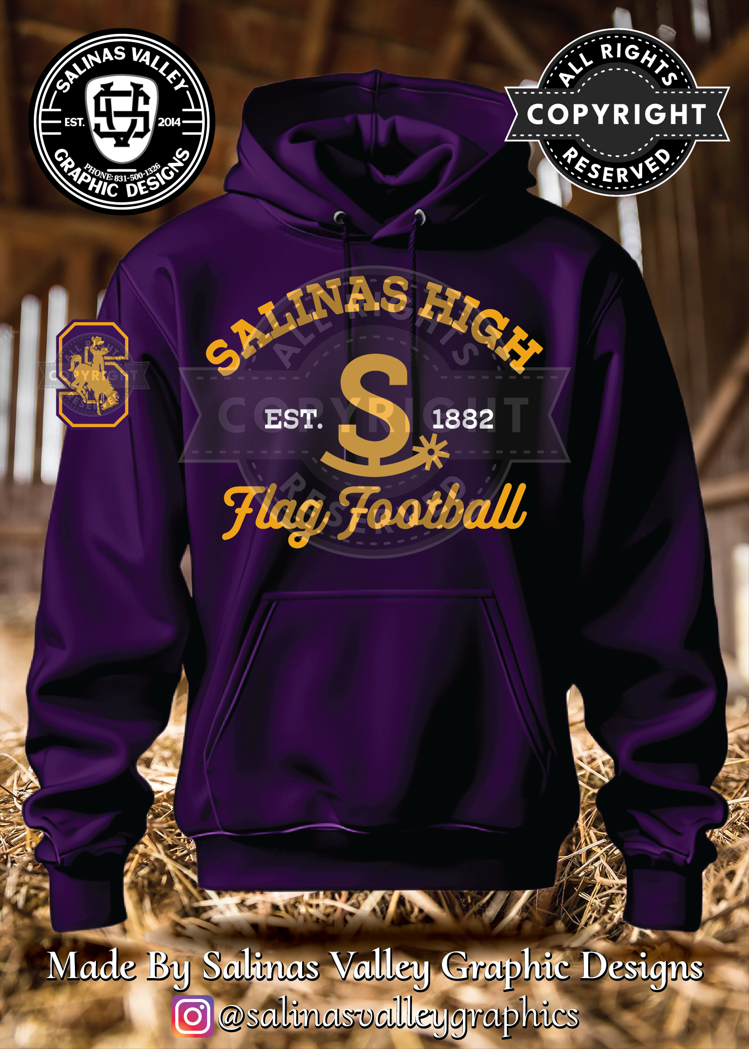 SHS Flag Football Style 5 - Purple