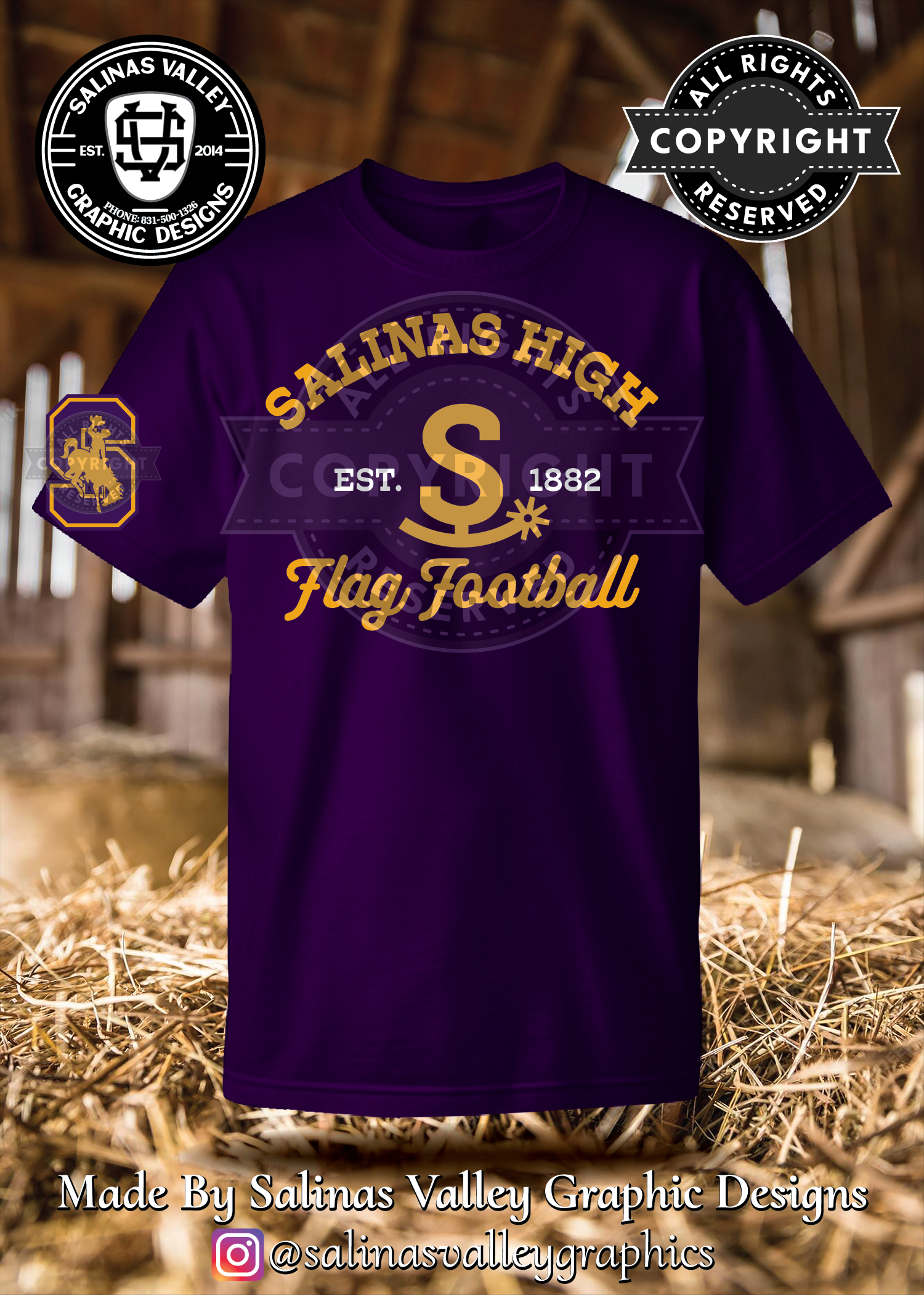 SHS Flag Football Style 5 - Purple