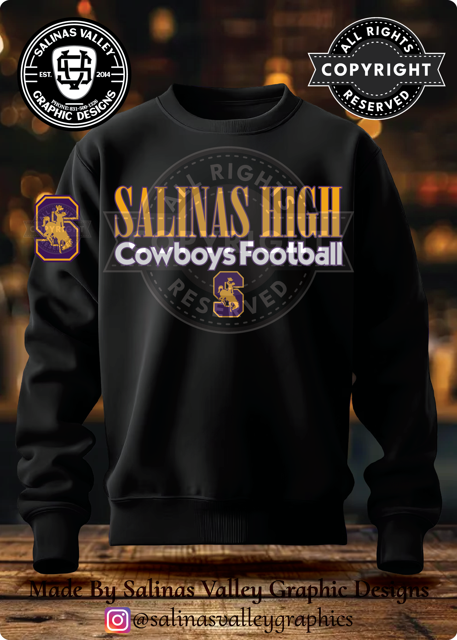 SHS Football Wrangler Black