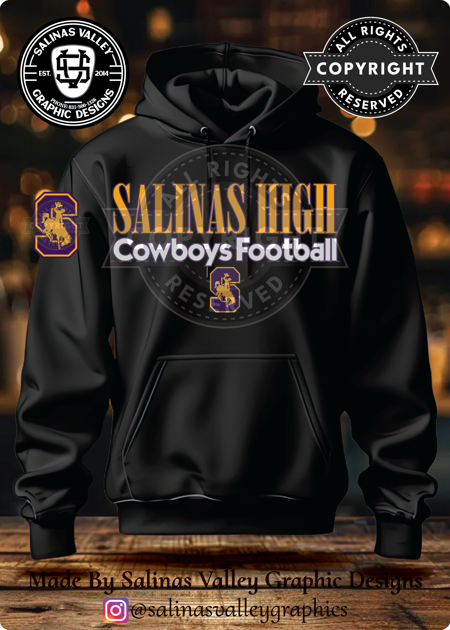 SHS Football Wrangler Black