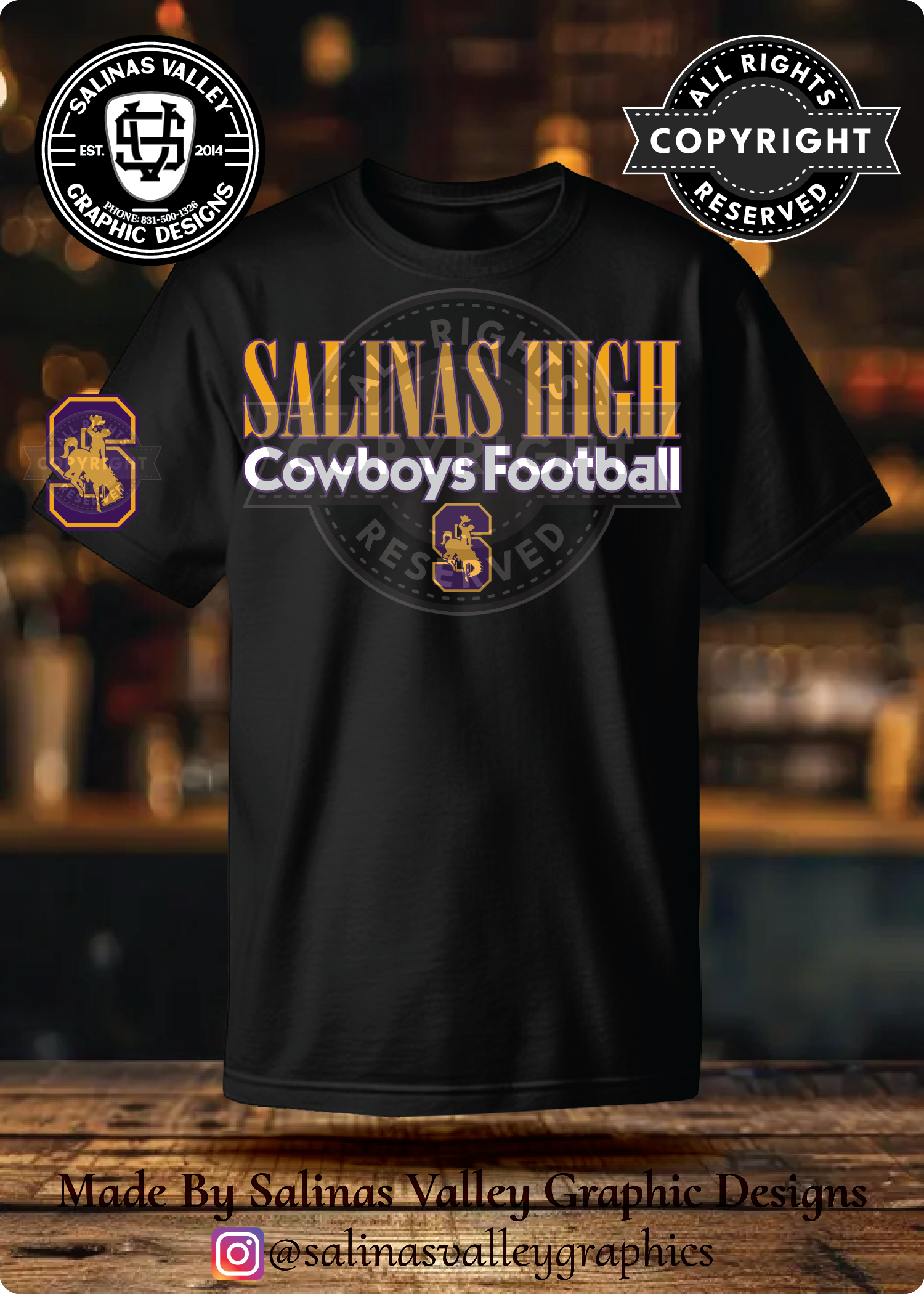 SHS Football Wrangler Black