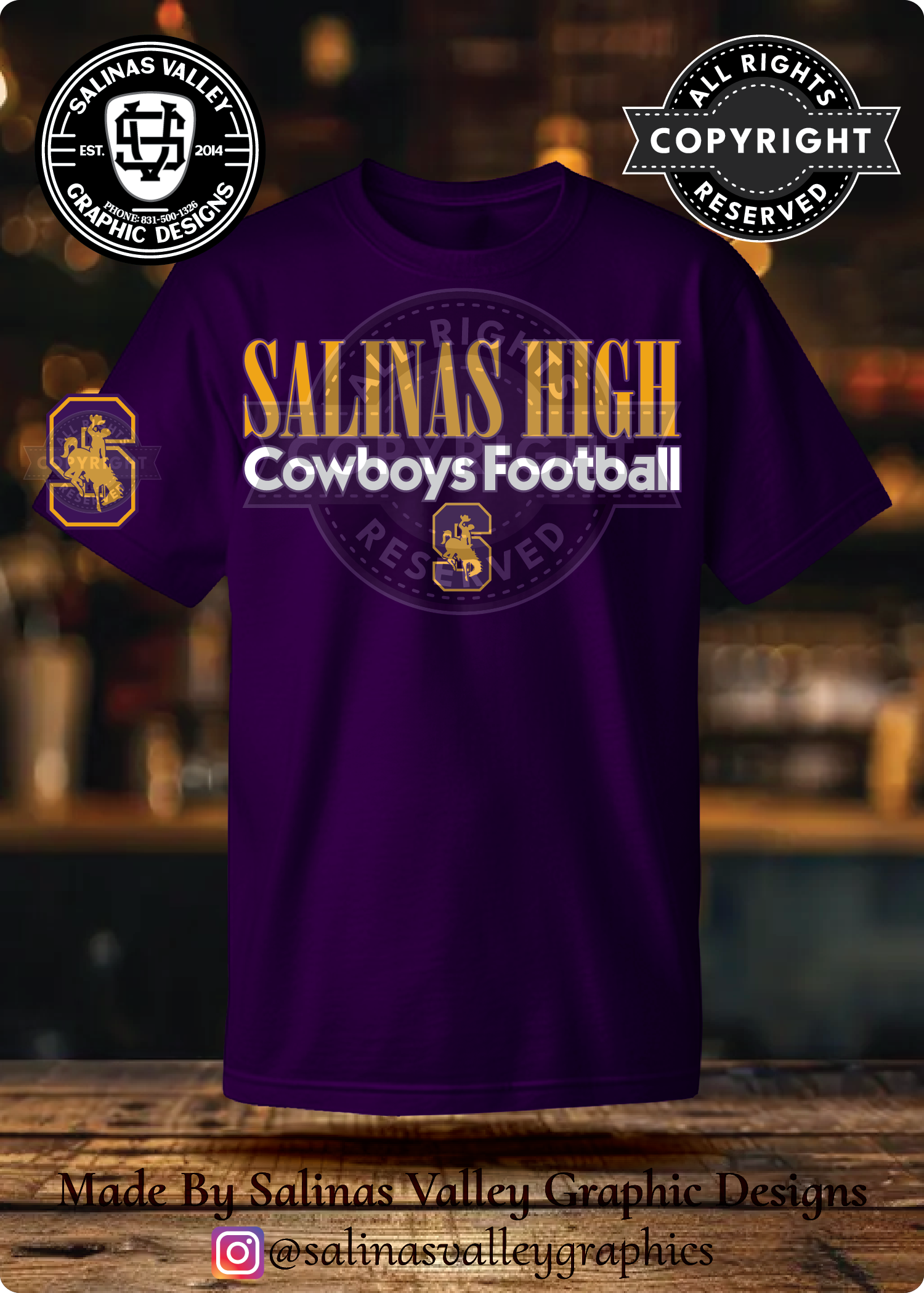 SHS Football Wrangler Purple